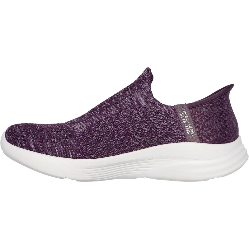 Skechers Relaxed Fit Sport Zapatillas De Mujer De Poliéster En Morado Oscuro