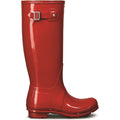 Hunter Original Tall Gloss Botas De Agua Rojas Militares De Mujer De Caucho.