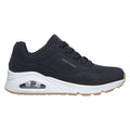 Skechers Uno Stand On Air Zapatillas De Mujer Negras De Poliuretano.