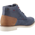 Pod Aries Botas De Piel Azul Marino Para Hombre