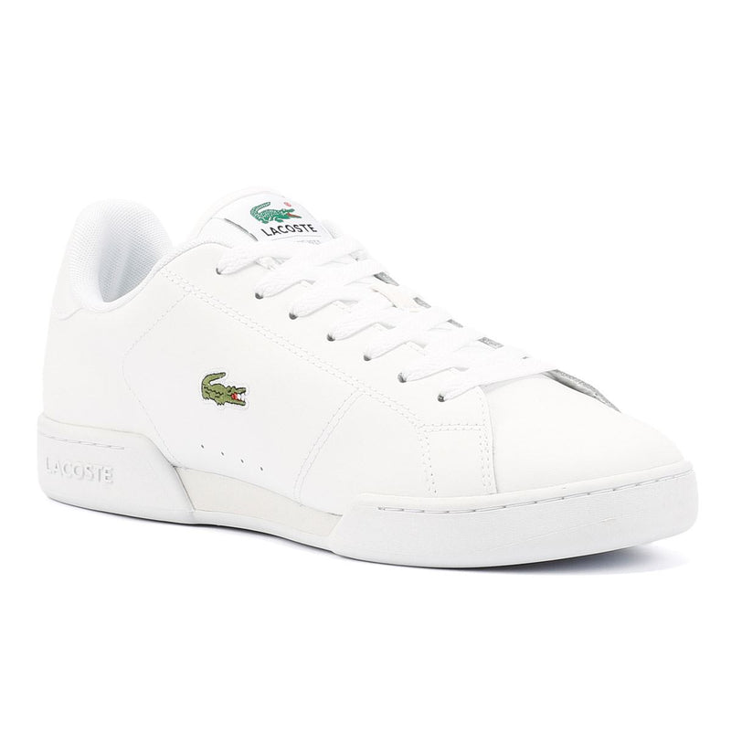 Lacoste Carnaby Cup Zapatillas Blancas De Cuero Para Hombre