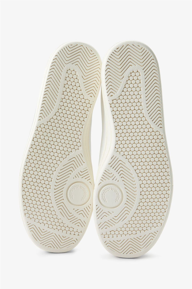 Fred Perry Tennis Cupsole Zapatillas Blancas De Cuero Para Hombre