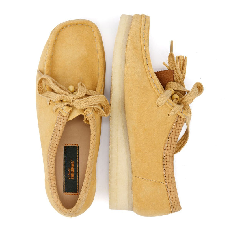 Clarks Originals Wallabee Zapatos Marrones De Ante Para Mujer