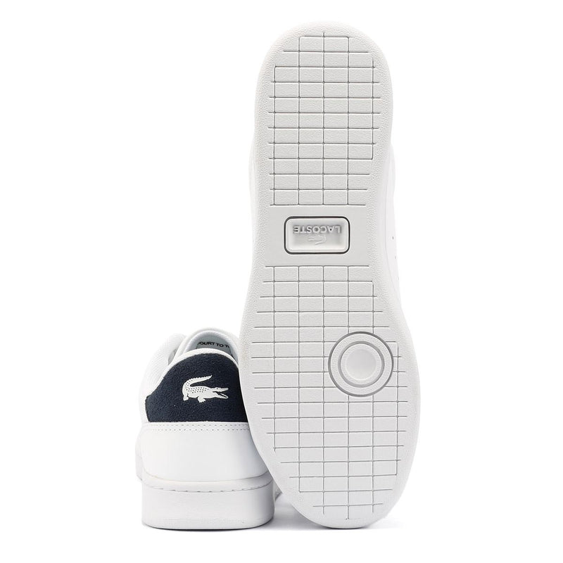 Lacoste Carnaby Zapatillas Blancas De Cuero Para Hombre