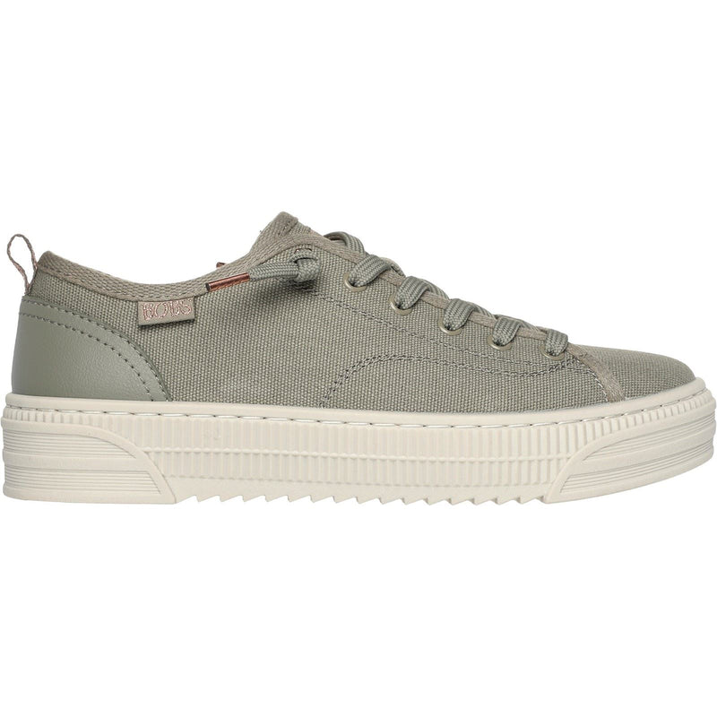 Skechers BOBS Copa Zapatillas De Tela Para Mujer En Color Oliva