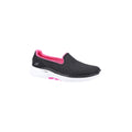 Skechers Go Walk 6 Zapatillas De Mujer Negras/Rosa Flúor De Poliéster