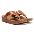 Fitflop Sandalias De Cuero Lulu Para Mujer En Color Marrón Claro