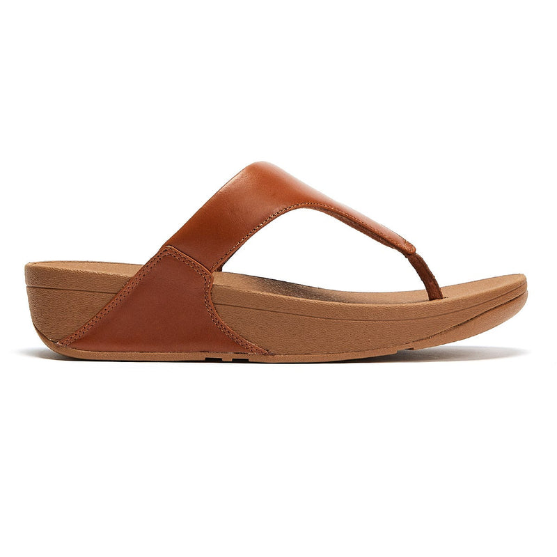 Fitflop Sandalias De Cuero Lulu Para Mujer En Color Marrón Claro