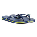 Havaianas Brasil Logo Caucho Azul Marino Chanclas