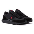 Ralph Lauren Entrenador 89 Triple Para Hombres En Negro/Rojo