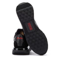 Ralph Lauren Entrenador 89 Triple Para Hombres En Negro/Rojo