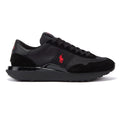 Ralph Lauren Entrenador 89 Triple Para Hombres En Negro/Rojo