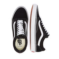 Vans Zapatillas De Lona Negras/Blancas Para Mujer Estilo Old Skool